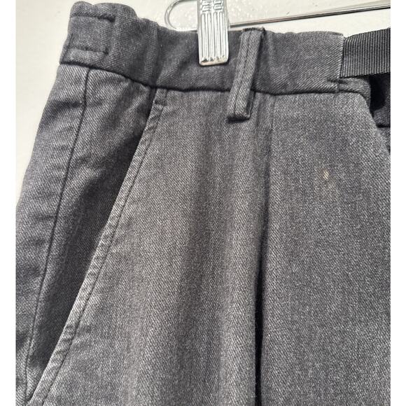 Saturdays New York City NYC Dean Trouser Pants Men’s Size Large Belted Gray - Picture 9 of 11